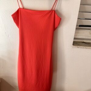 Love Tree Red Sheath Mini Dress Spaghetti Strap Cocktail